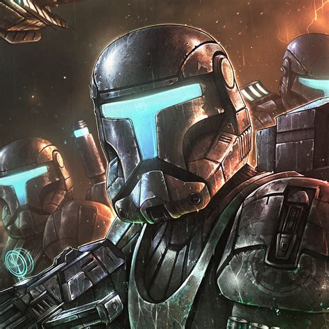 clone commandos omega squad|republic commando omega squad wallpaper.